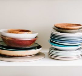stack of plates