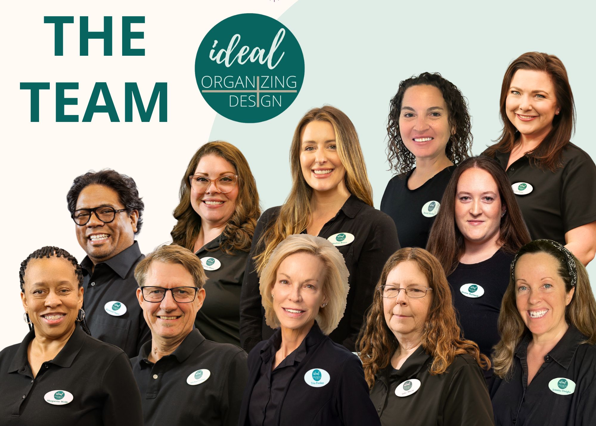 11-2025 Team Eleven professional organizers in uniform and name tags