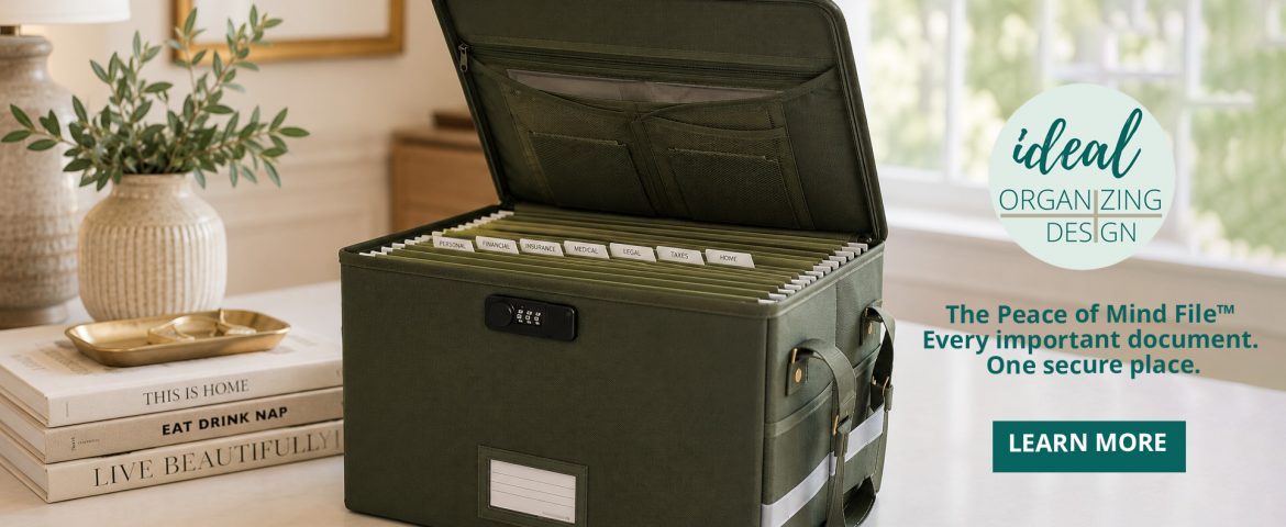 The Peace of Mind File™ Every important document. One secure place.