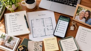 Move plan and checklist for moving an aging parent remotely